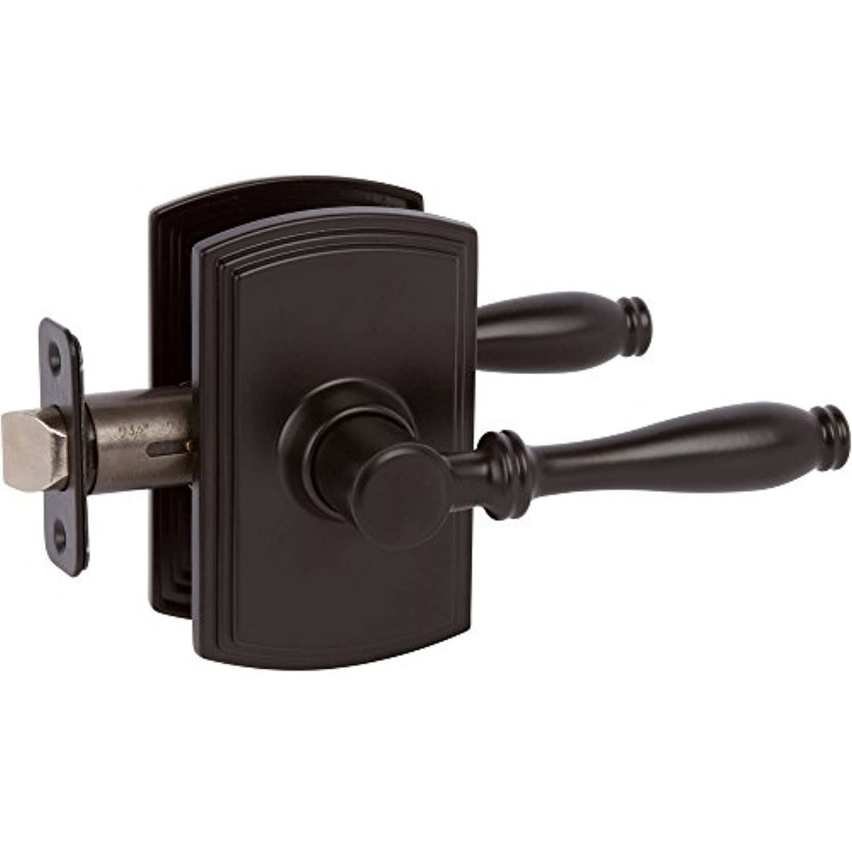 Black Passage Door Lever U82135