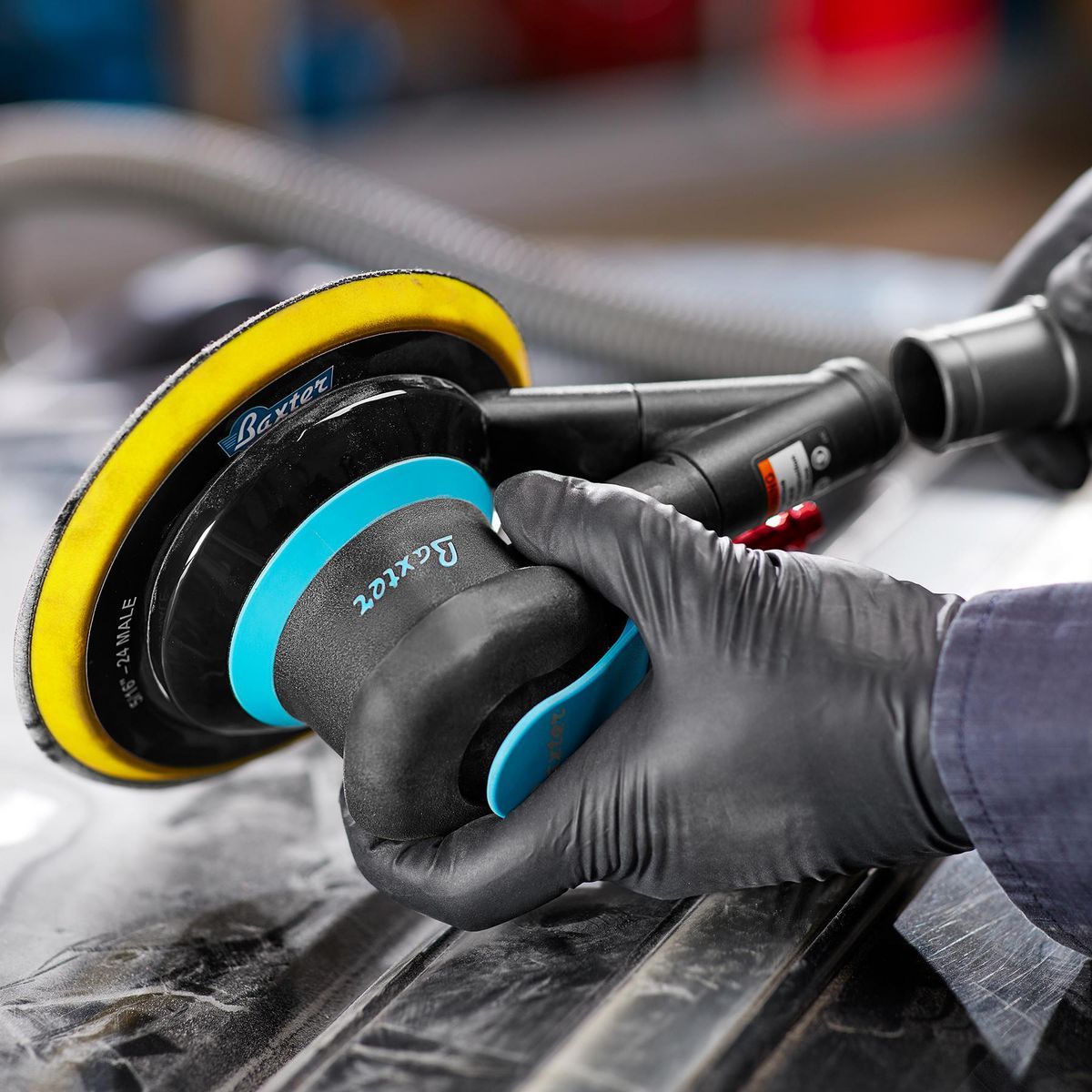 6 in. Self-Vacuuming Random Orbital Air Sander E64507