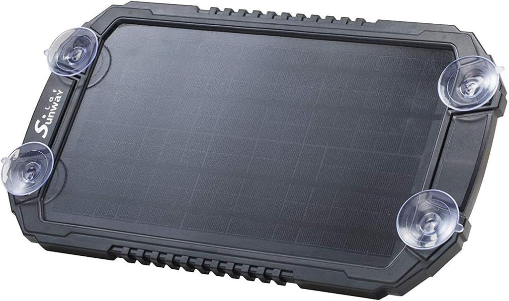 12V 8W Portable Waterproof Solar Car Battery Trickle Charger V6696