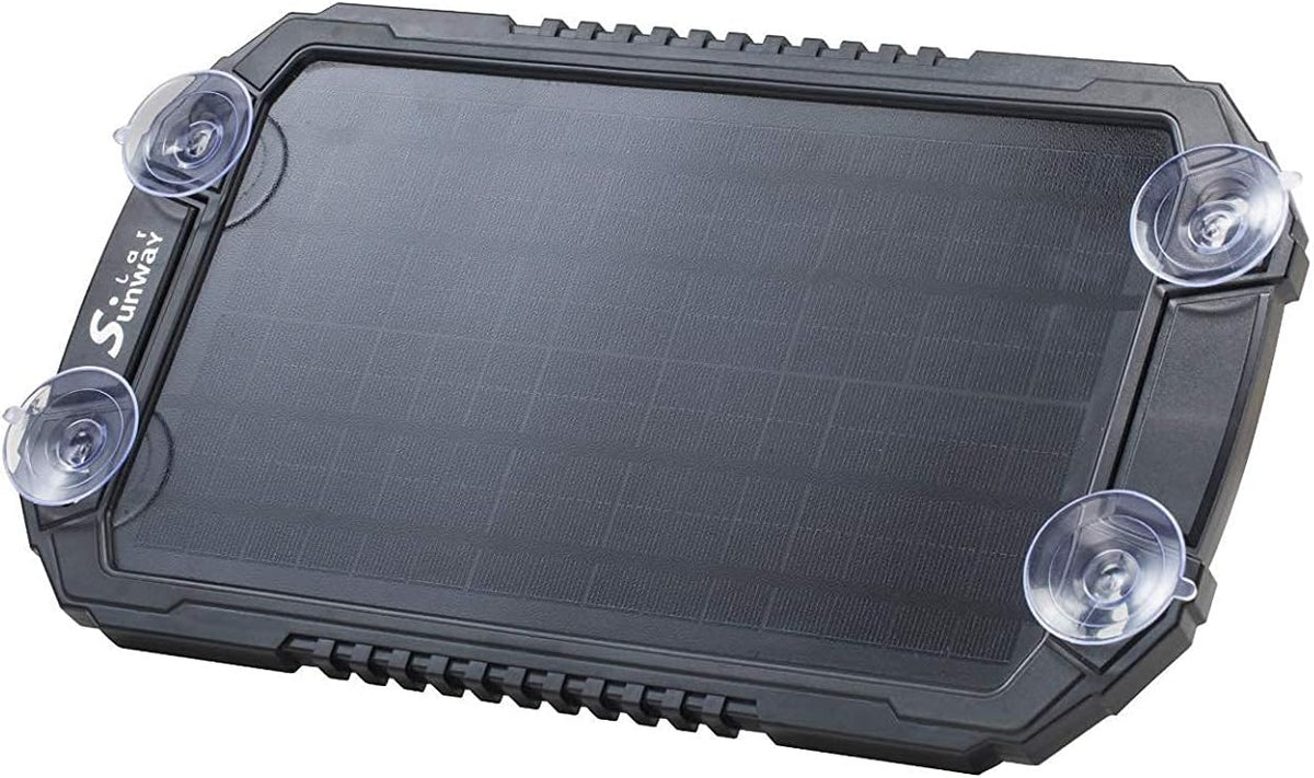 12V 8W Portable Waterproof Solar Car Battery Trickle Charger V6696