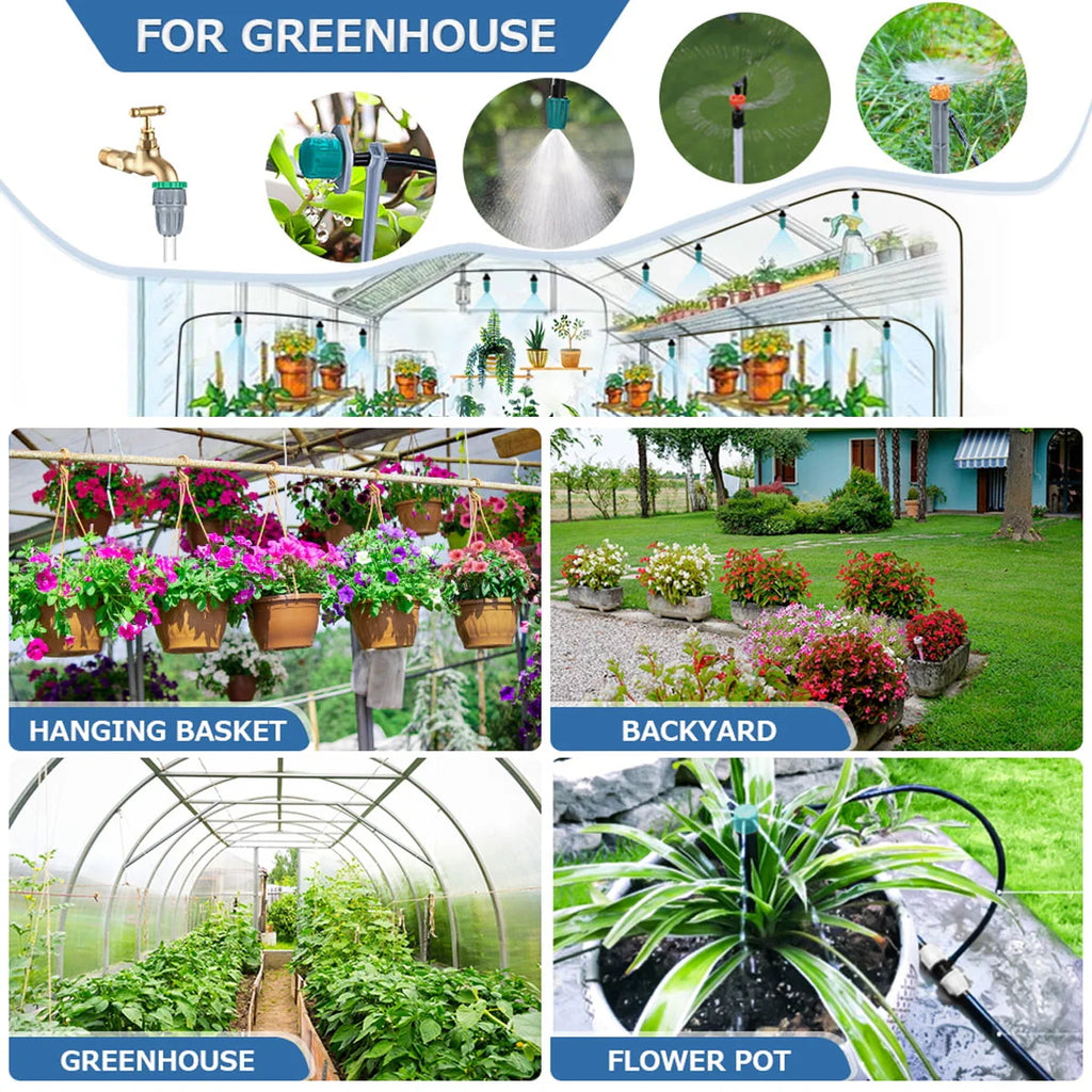 152Pcs Garden Drip Irrigation Kit T520211