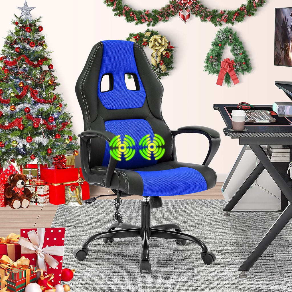 Ergonomic PU Leather Gaming Chair with Lumbar Support T699556