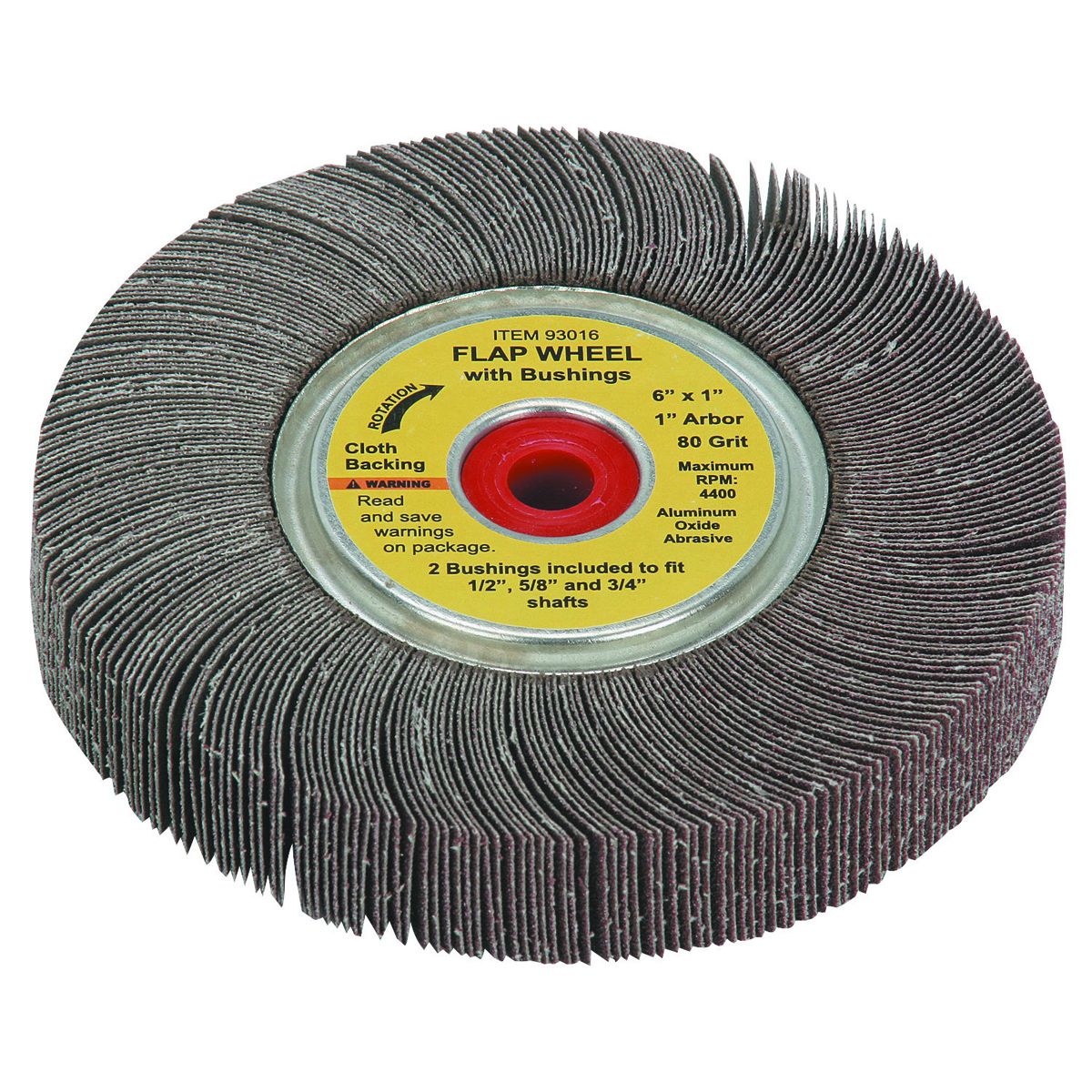 6 in. 80 Grit Flap Sanding Wheel M15792