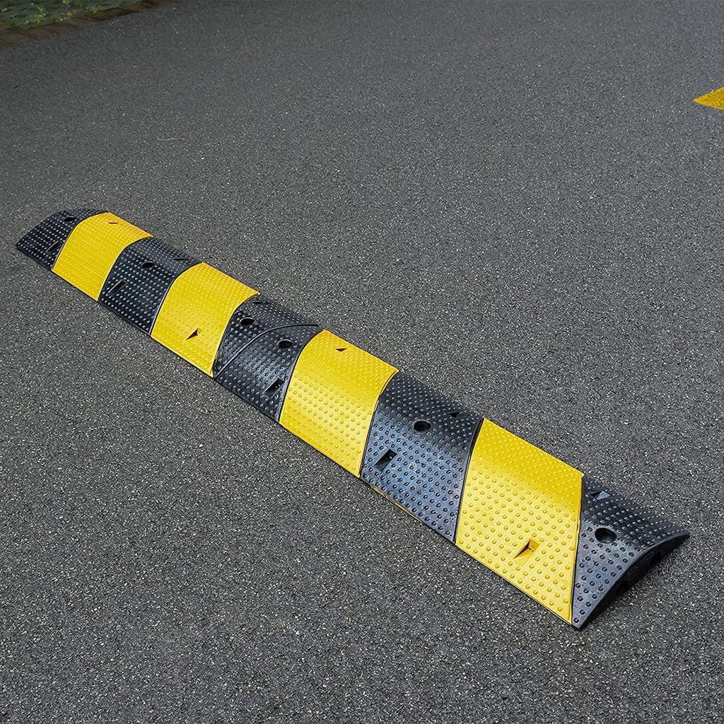 3FT Modular Rubber Speed Bump with 3 Bolts I915