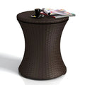 7.5 Gallon Resin Outdoor Beverage Cooler Table W7017