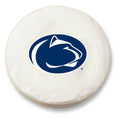 White Vinyl Fitted Car Tire Cover B604431