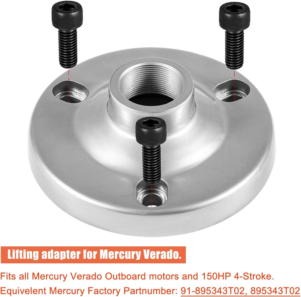 Stainless Steel Lifting Adapter with Bolts B923