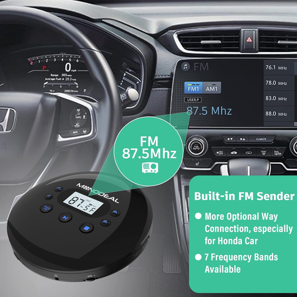 Portable CD Player with FM Transmitter Y515503