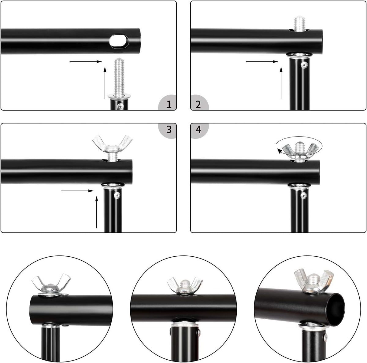 Heavy Duty Background Support Kit with Carrying Case E574785