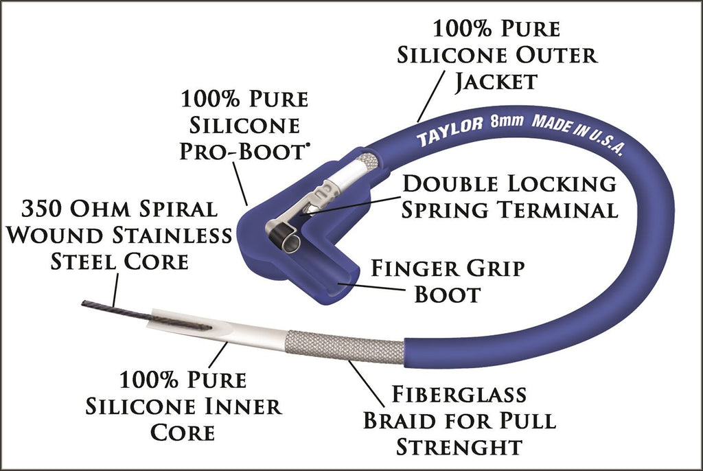8mm Ignition Wire Set A427