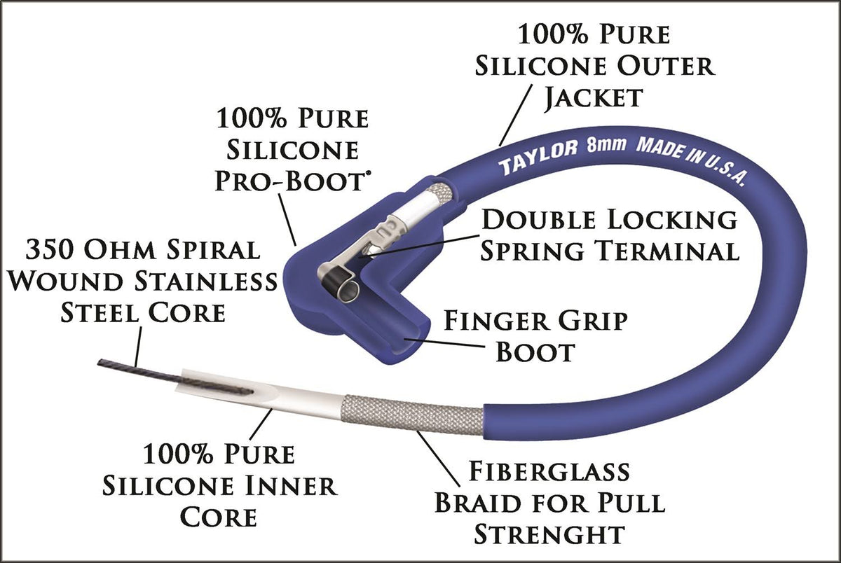 8mm Ignition Wire Set A427