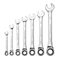 SAE Ratcheting Combination Wrench Set, 7-Piece G760076