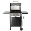 4-Burner Gas Grill with Side Burner and Side Shelves R528