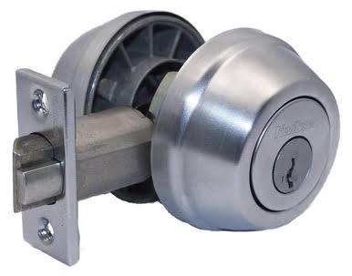 Satin Chrome Double Cylinder Deadbolt Z141