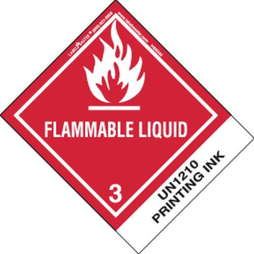 Flammable Liquid Label Y3258