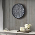 Grey Medallion Carved Wall Decor C688979