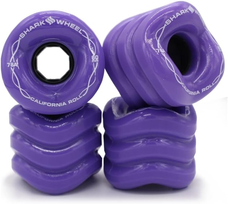 60 mm 78a Skateboard Cruising Wheels Set of 4 X494