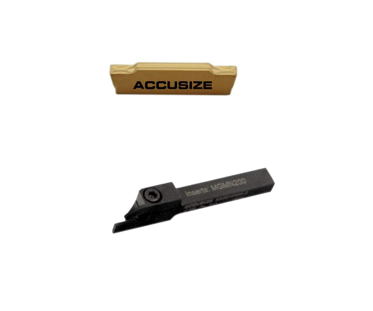 1/4 x 3/8'' Cut-Off Holder with 10 Carbide Inserts Y328454