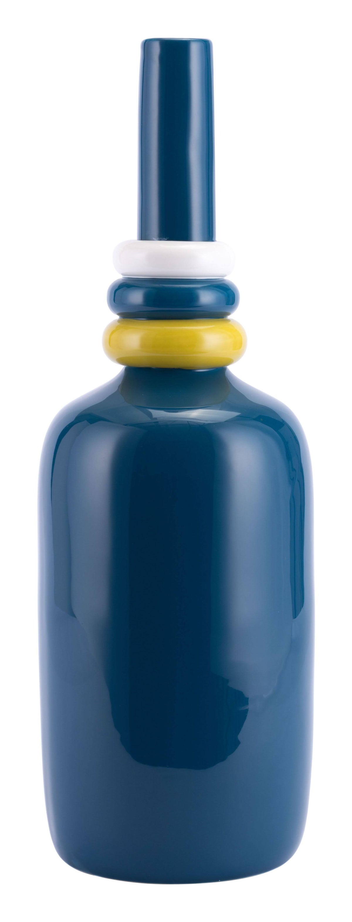 Teal Small Dolomite Vase W402160