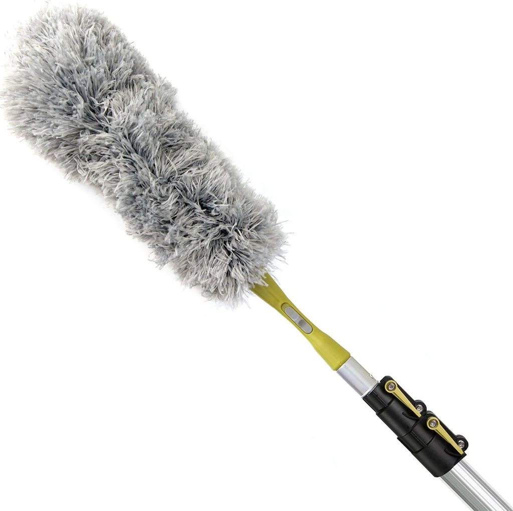 6 to 24 ft Telescopic Pole Microfiber Feather Duster X890130