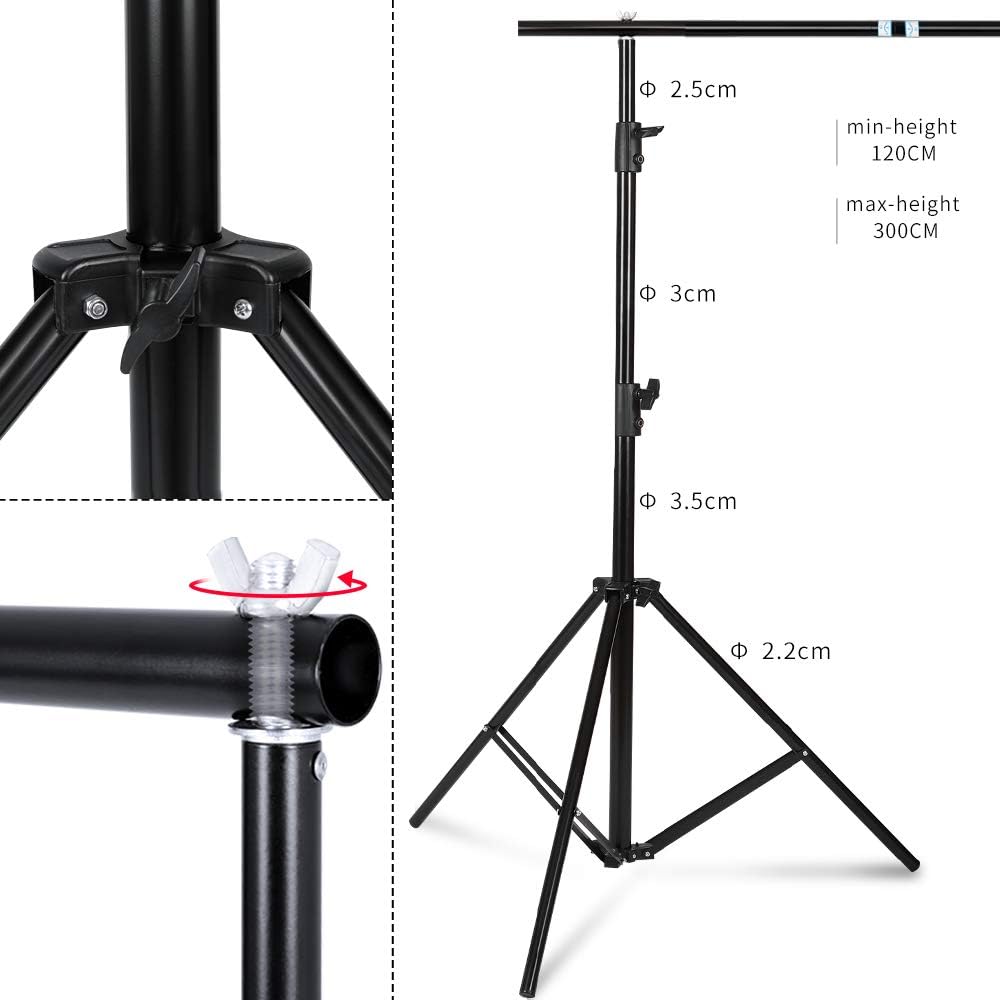 Heavy Duty Background Support Kit with Carrying Case E574785