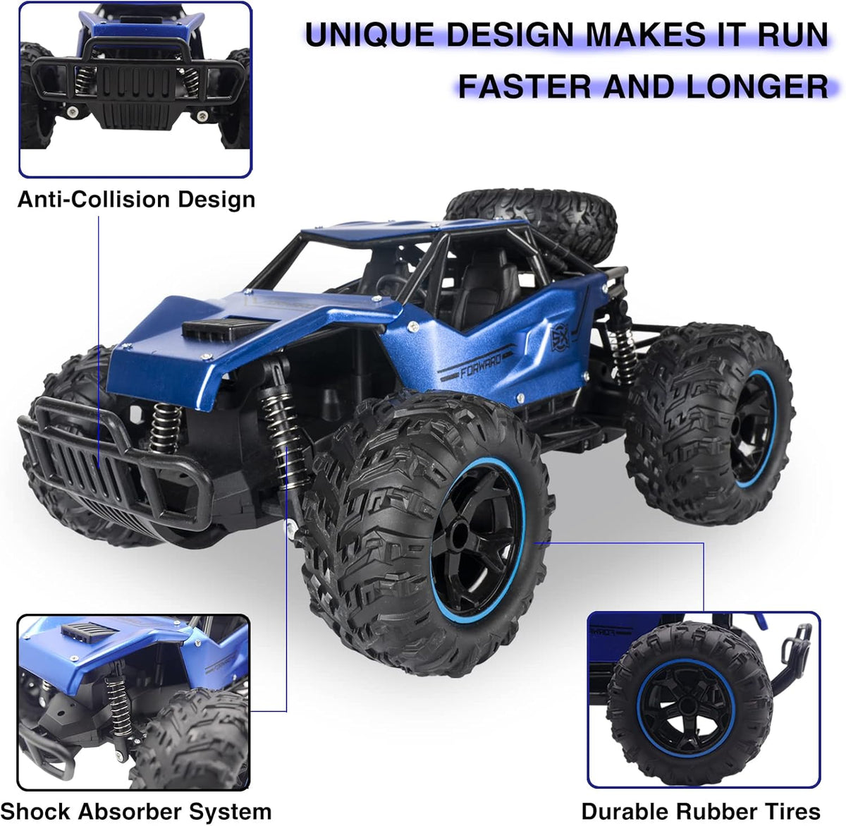 Remote Control Monster Trucks 1:14 Scale U7130