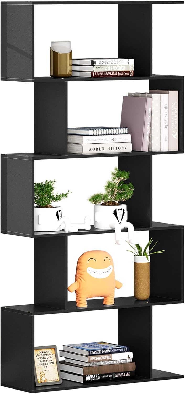 5 Tier Wooden Bookshelf F1681