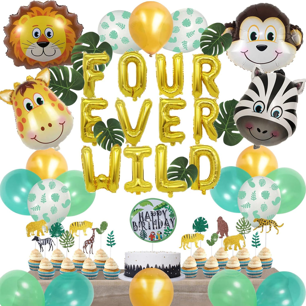 Safari Cake Topper and Cupcake Toppers H7848