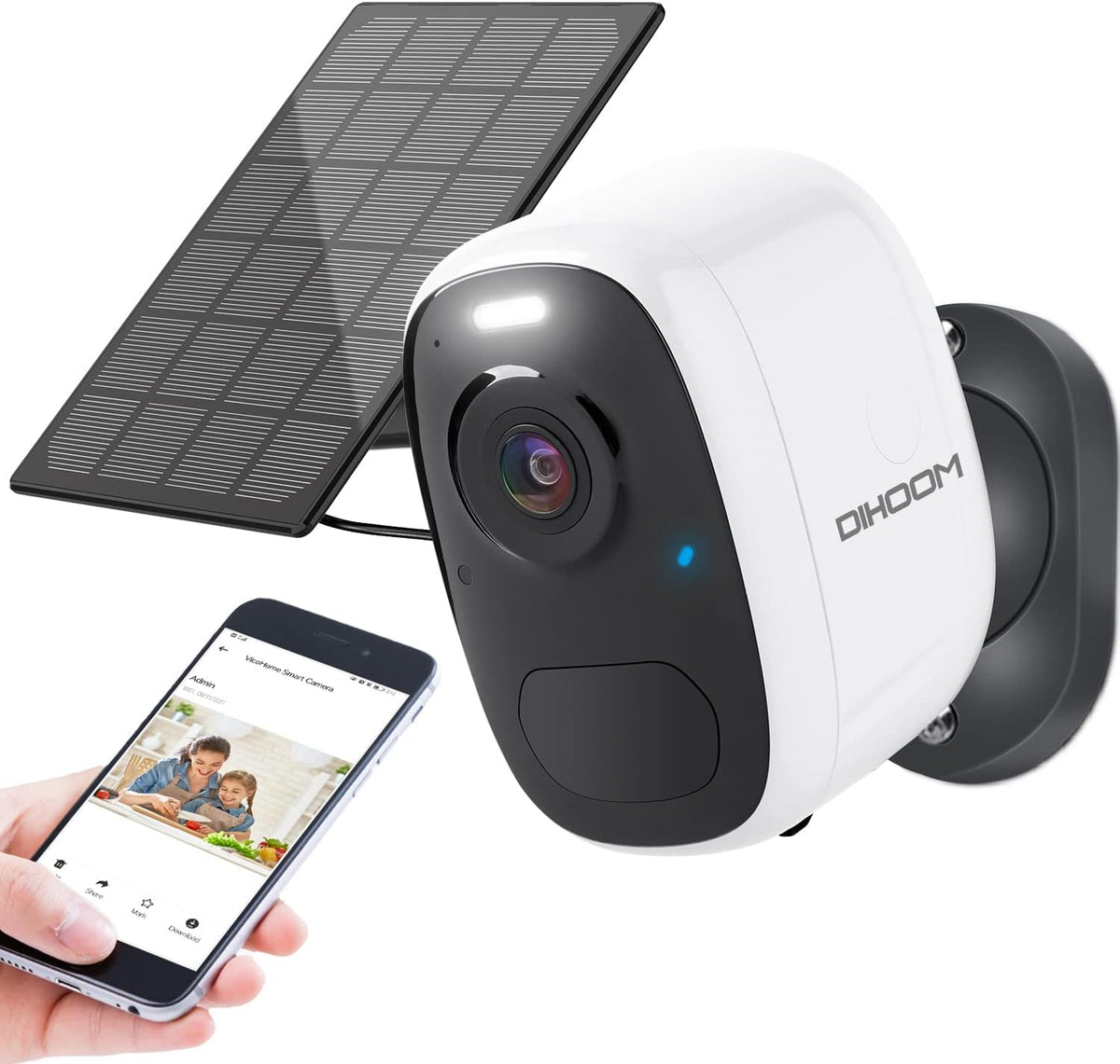 2K Solar Security Camera Wireless Outdoor Battery Powered K5481