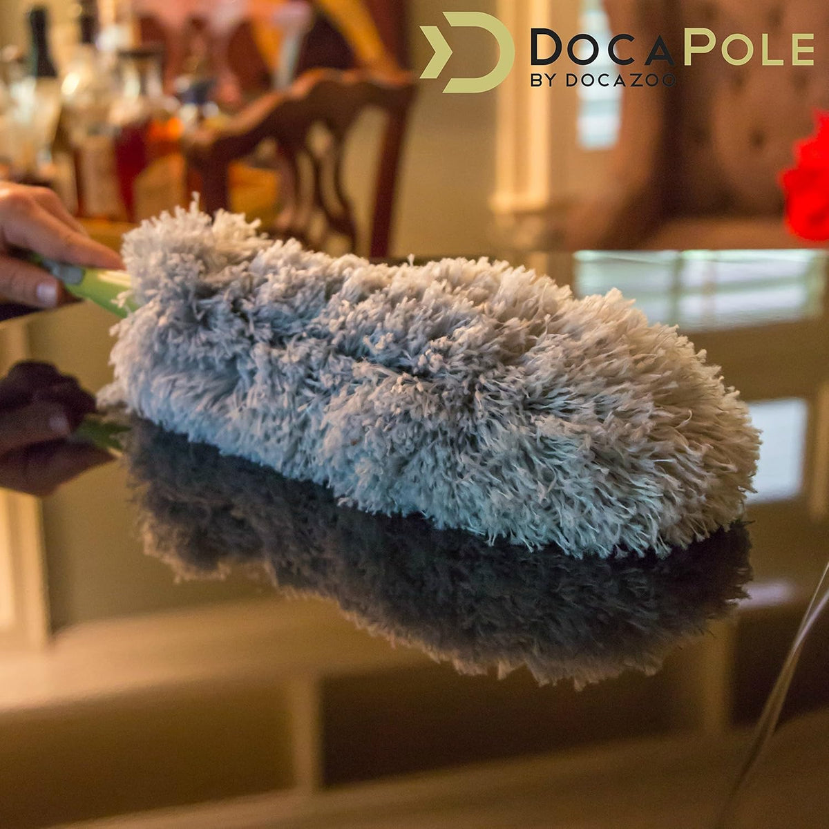 6 to 24 ft Telescopic Pole Microfiber Feather Duster X890130