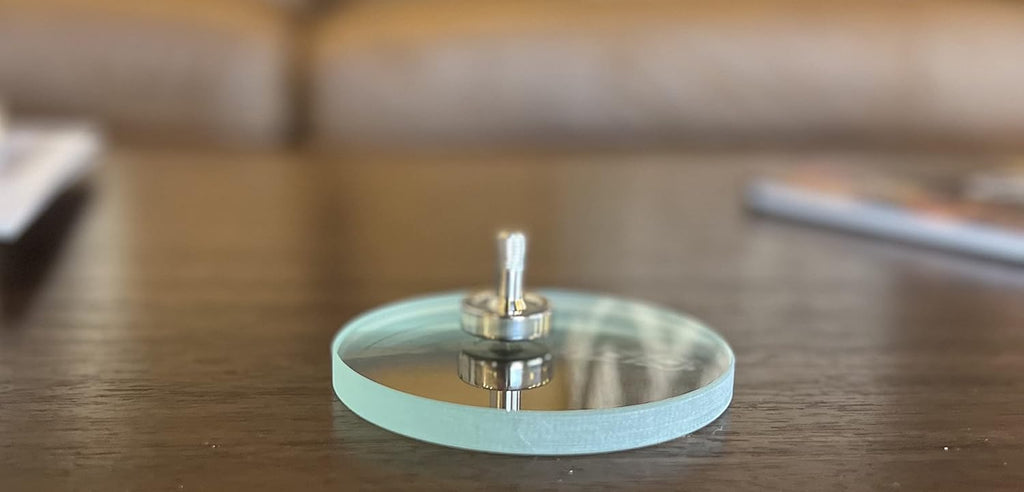 Stainless Steel Spinning Top and Glass Lens Starter Set T450993