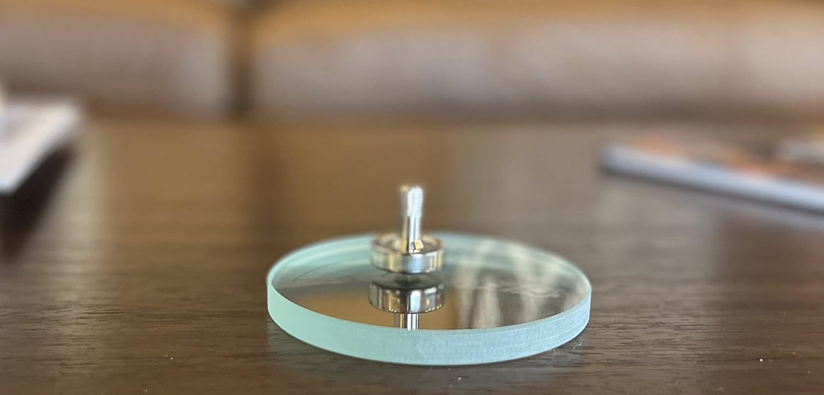 Stainless Steel Spinning Top and Glass Lens Starter Set T450993