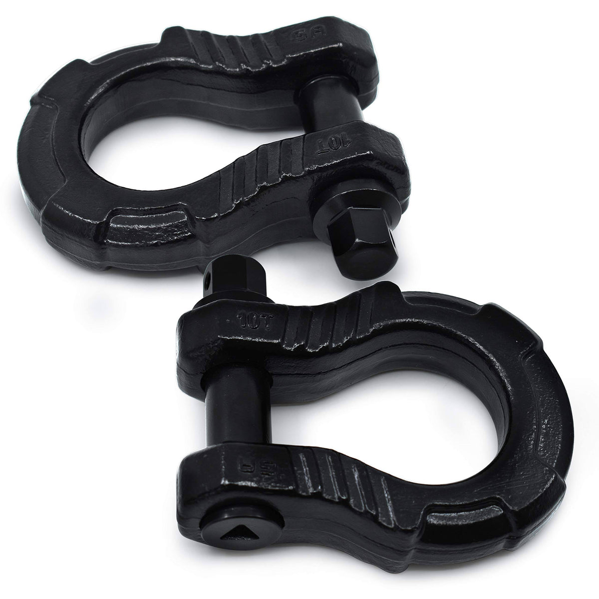 Black 2pk Shackles with Anti Theft Lock F86110