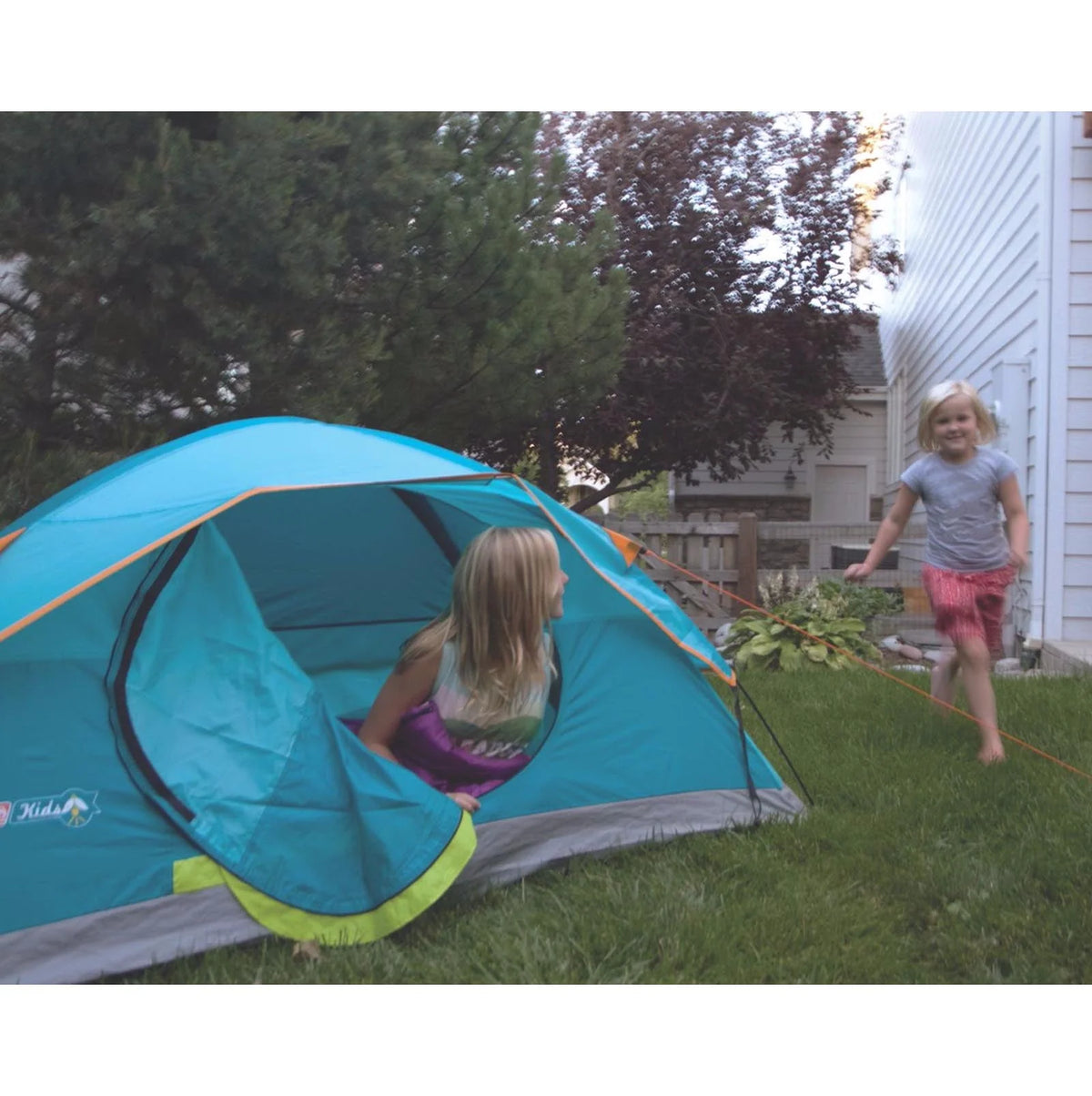 Glow in the Dark Dome Youth Tent, 1 Room, Teal Z999