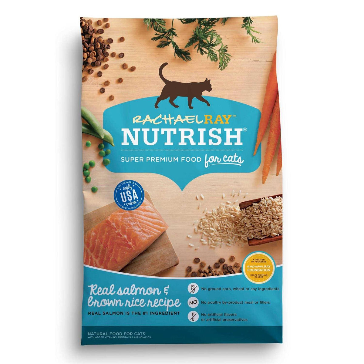 Salmon & Brown Rice Recipe Dry Cat Food X39178