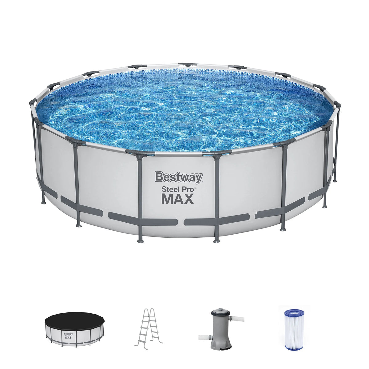 15' x 48 Round Above Ground Swimming Pool Set X57308