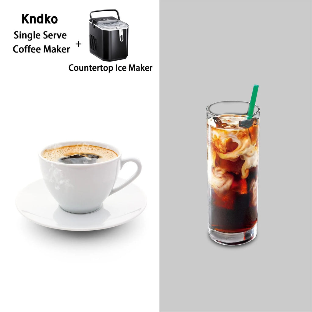 2-in-1 Single Serve Coffee Maker, Black V426