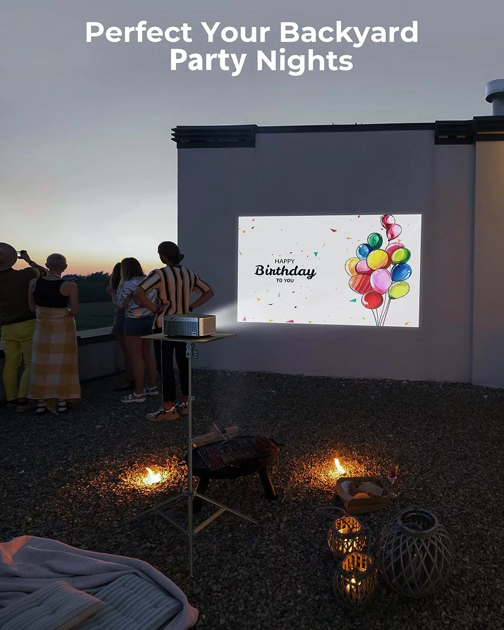 4K Projector with Wifi and Bluetooth, 5G 1080P 300 ANSI Lumen G22116
