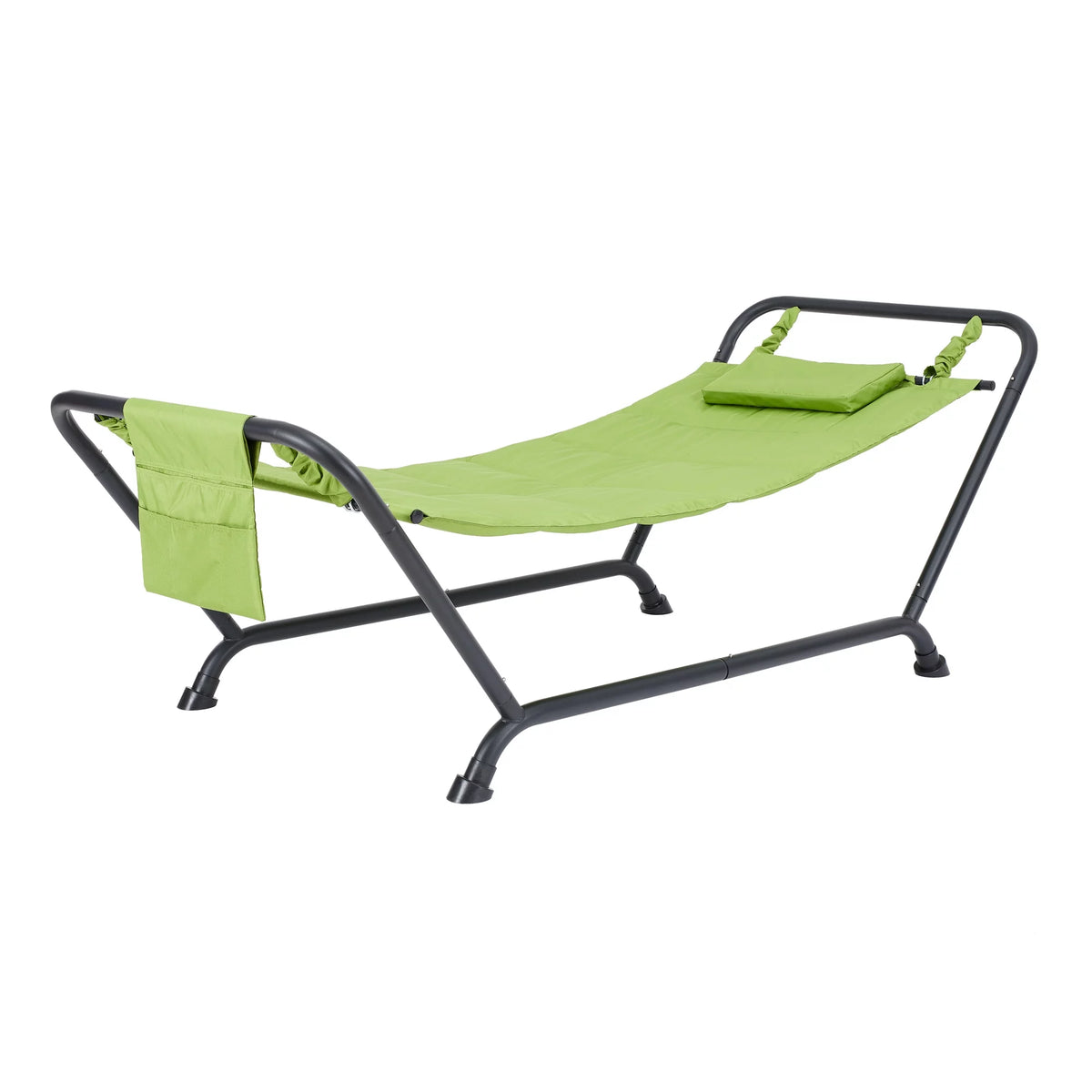 Polyester Hammock with Stand and Pillow G34136