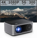 4K Projector with Wifi and Bluetooth, 5G 1080P 300 ANSI Lumen G22116