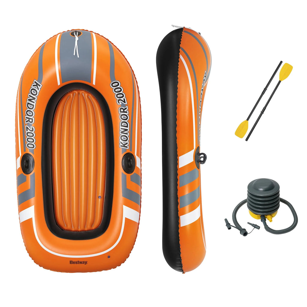 Inflatable Raft Set with Oars and Pump 3 Pack O485