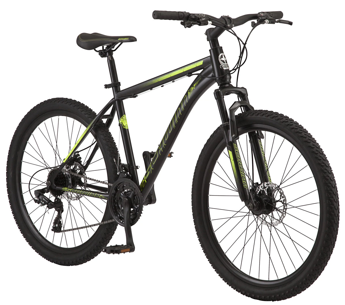 26-inch 21 Speed Black Mountain Bike T5208