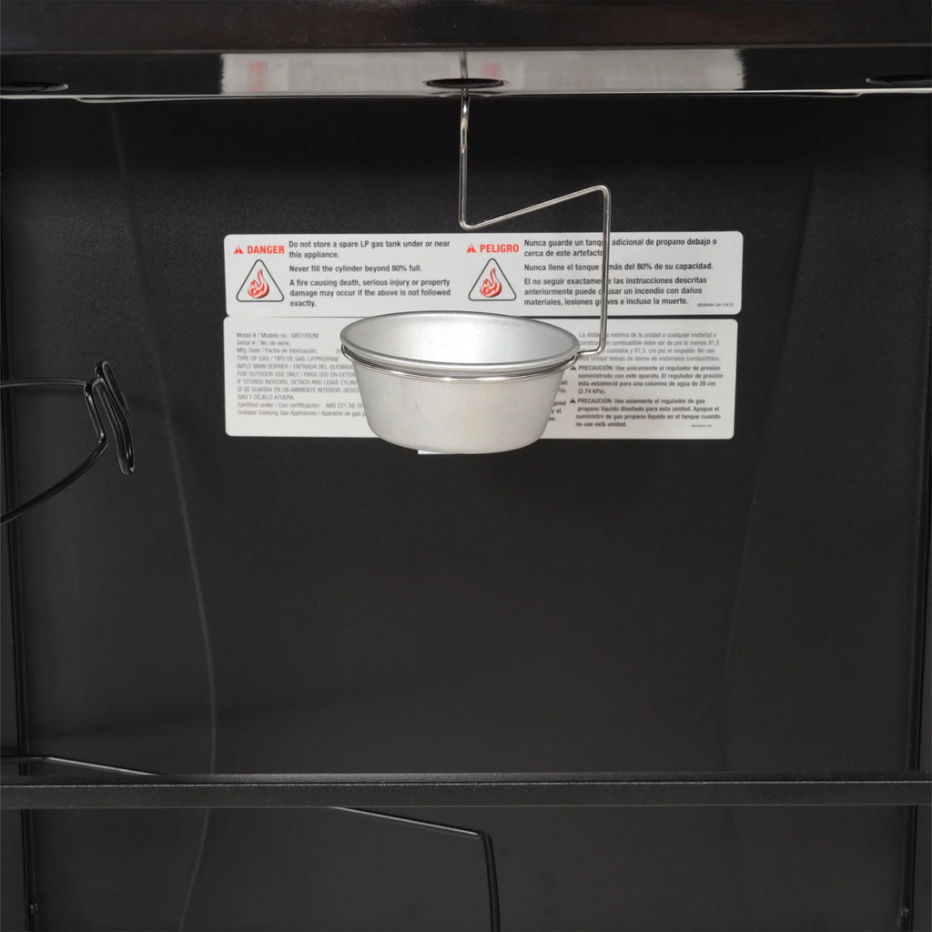 4-Burner Gas Grill with Side Burner and Side Shelves R528