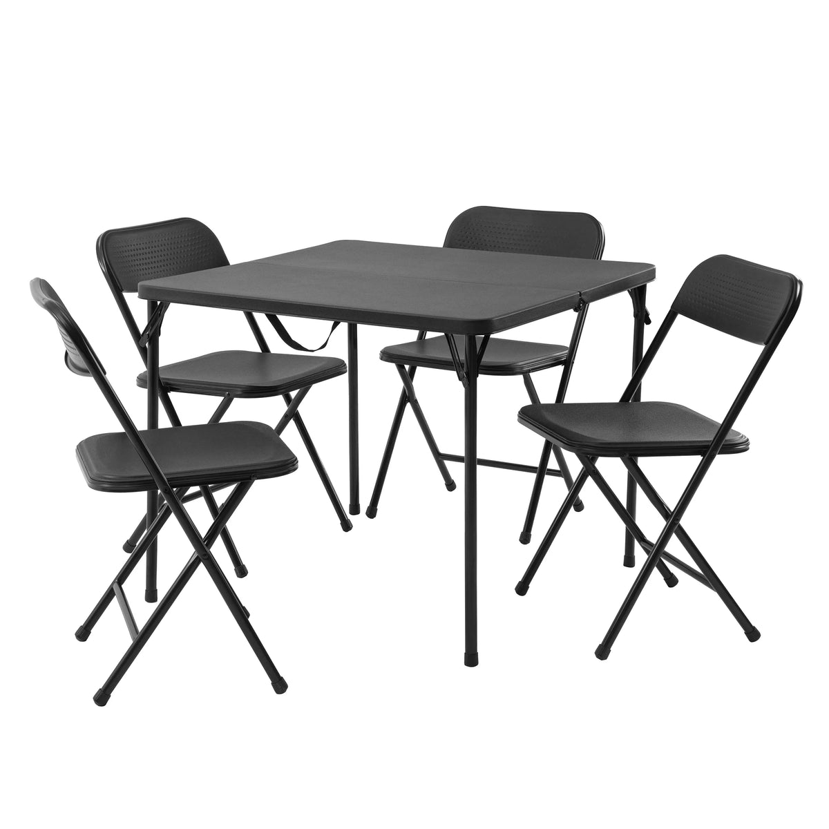 5 Piece Resin Folding Table and Chairs Set Y11233