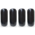 Black 8 x 20 Inflatable Vinyl Boat Fender 4pcs T489130
