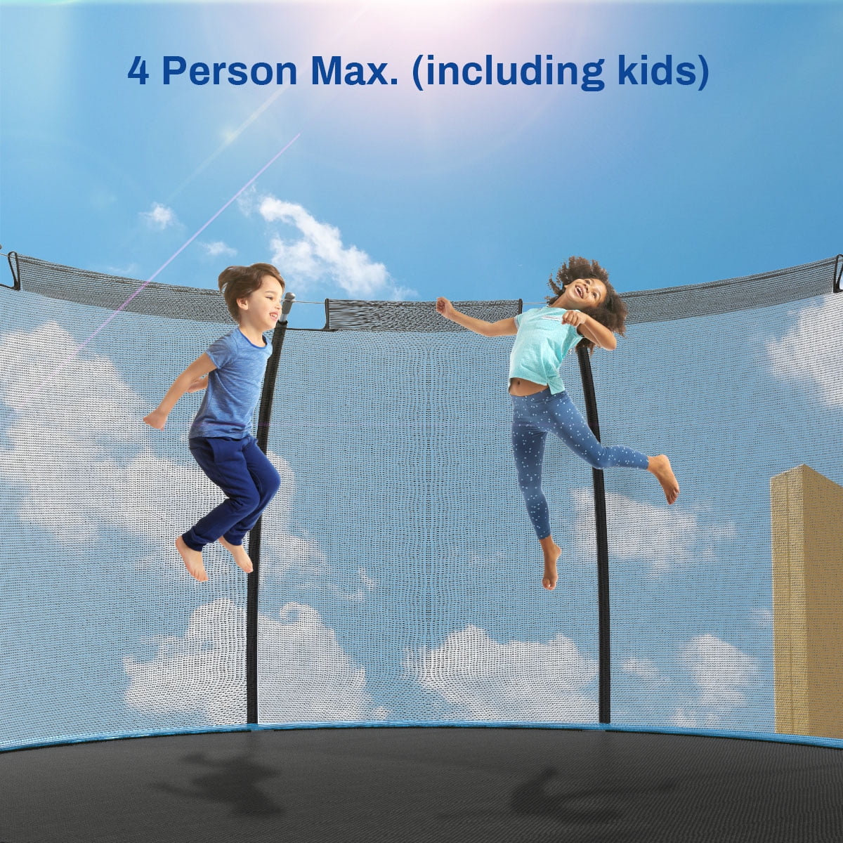 12 ft Trampoline with Enclosure and Basketball Hoop Q89496