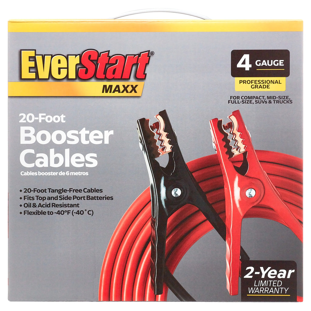 20-Foot 4-Gauge Booster Cables Z562395