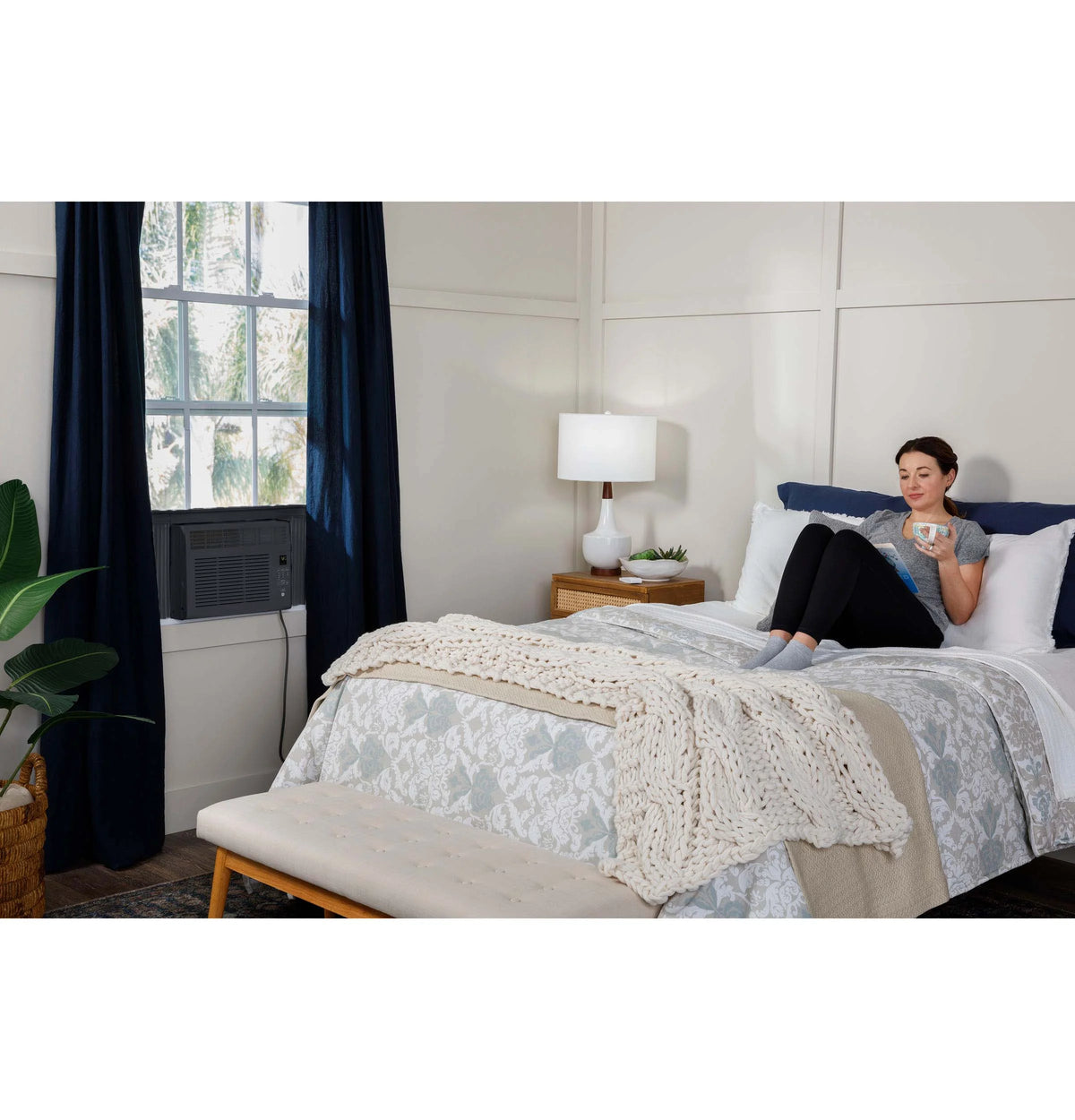5,000 BTU Window Air Conditioner, Black, 115V L1223
