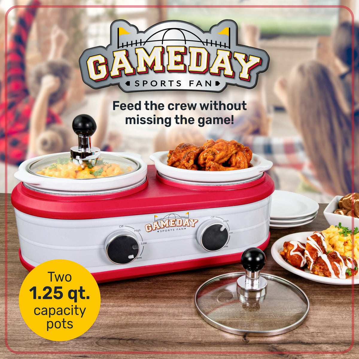 1.25 Qt. Two-Section Slow Cooker L700522