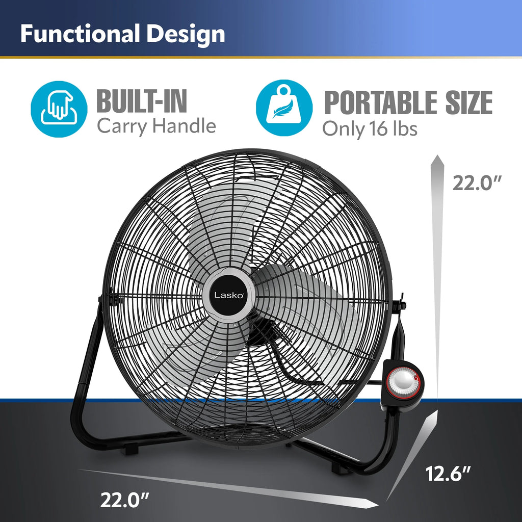 20 High Velocity Floor Fan K943